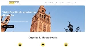 Diseño web Sevilla Viajera